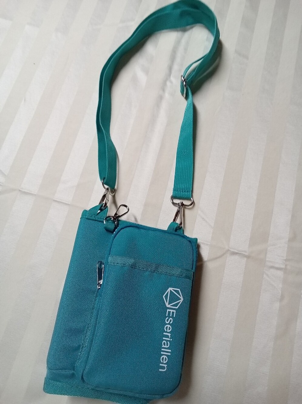 Tumbler Holder Teal Crossbody Phone Pouch